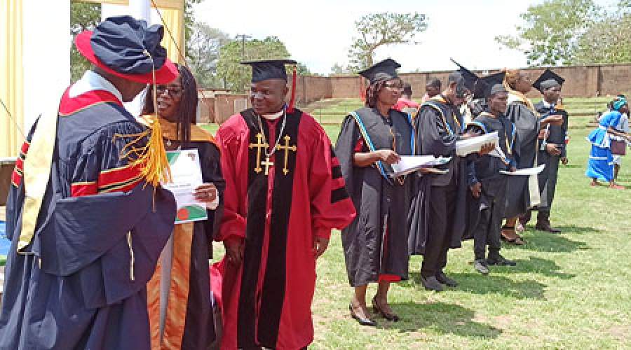  135 students graduated with diplomas in leadership and development