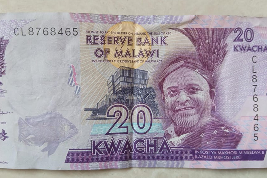 20 Kwacha bank note