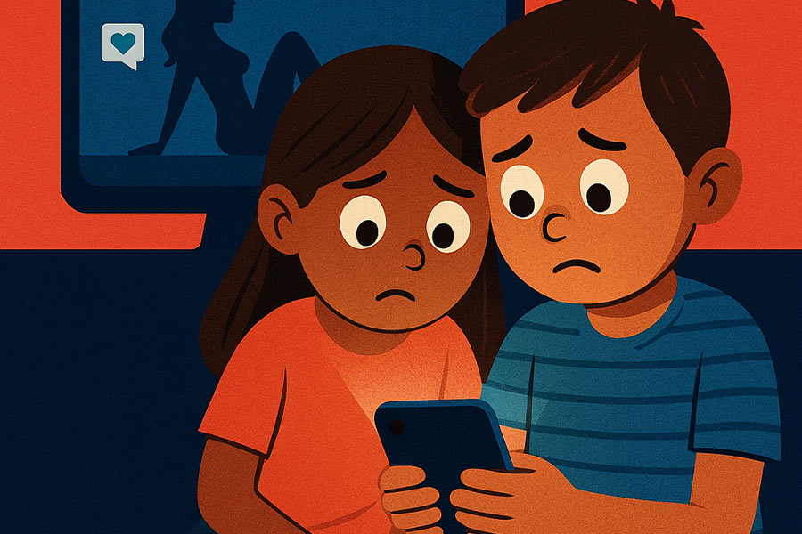 Unsafe Scroll: The Growing Threat of Sexual Material Online