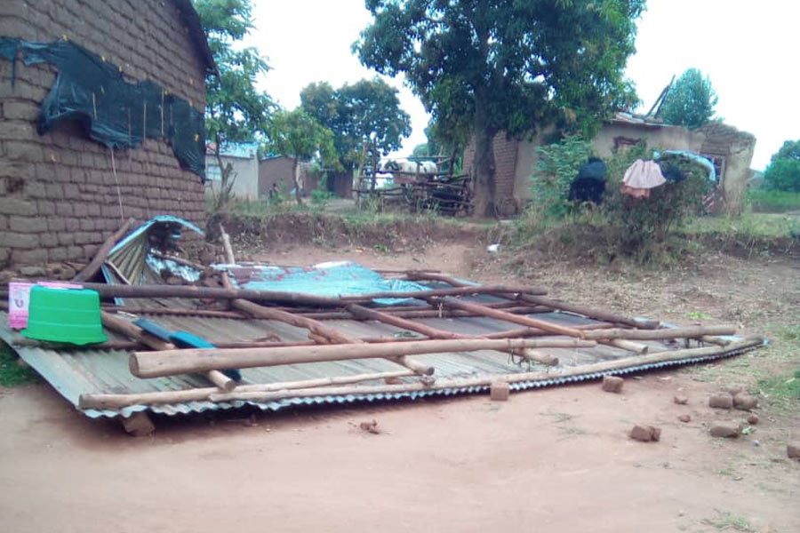 Strong Winds, Torrential Rains Leave 65 Households Homeless in Thyolo