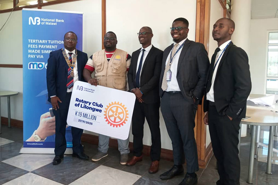 NBM Supports LL Rotary Club With K19 Million for Community Initiatives